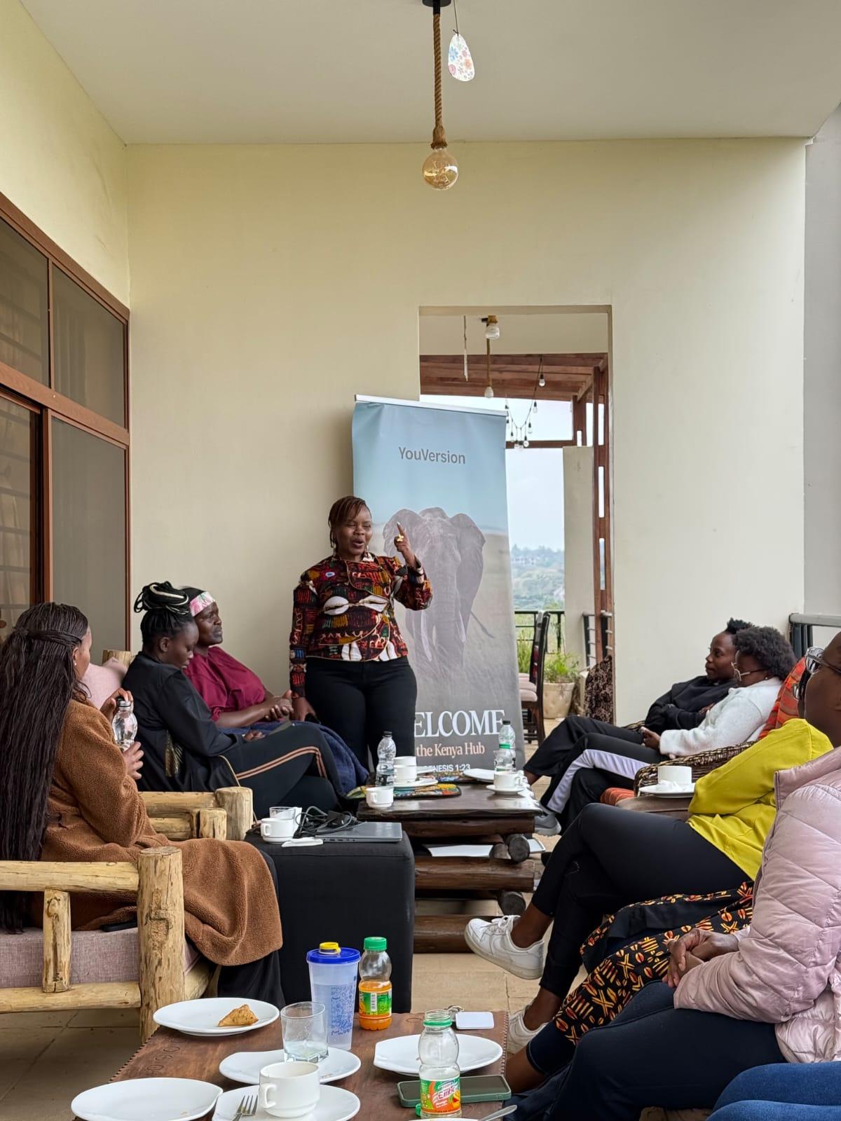 Cohort 1 leaders in a hub session in Nairobi